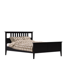 Комплект Кровать Leset Мира 160х200 + основание кровати с лентой &quot;Мира&quot; (160х200) , Черный