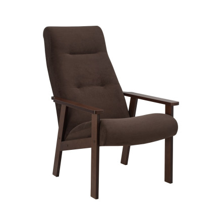 Кресло Leset Retro, Орех, ткань Ophelia 15 (коричневый)