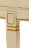 Стол Кадис 105-Ш крем с коричневой патиной