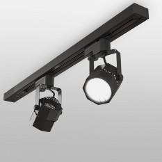 Robi GU10 Черный трековый светильник для однофазного шинопровода MRL 1004