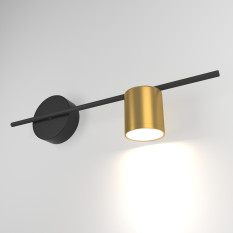 Acru LED черный/золото настенный светильник MRL LED 1019