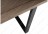 Стол деревянный Эльпатия 130 дуб велингтон / черный матовый
