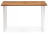 Стол деревянный Лота Лофт 120 25 мм дуб вотан / белый матовый