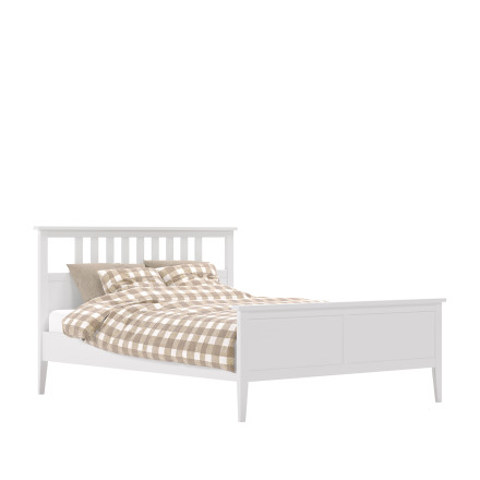 Комплект Кровать Leset Мира 160х200 + основание кровати с лентой &quot;Мира&quot; (160х200) , Белый