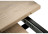 Стол деревянный Лота Лофт 120 25 мм дуб делано светлый / черный матовый