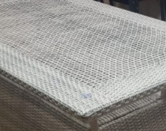 Обеденный комплект плетеной мебели с диванами T256C/S59C-W85 Latte