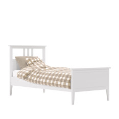 Комплект Кровать Leset Мира 90х200 + основание кровати с лентой &quot;Мира&quot; (90х200), Белый