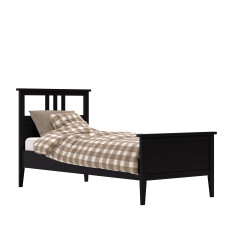 Комплект Кровать Leset Мира 90х200 + основание кровати с лентой &quot;Мира&quot; (90х200), Черный