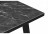 Стол деревянный Тринити Лофт 120 25 мм креатель / черный матовый
