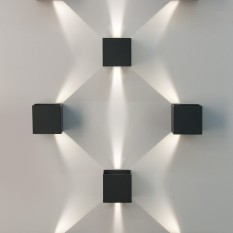 Winner серый уличный настенный светодиодный светильник 1548 TECHNO LED