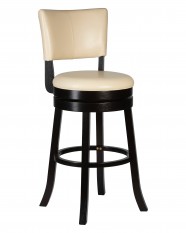 Вращающийся полубарный стул DOBRIN JOHN COUNTER (капучино, кремовый)
