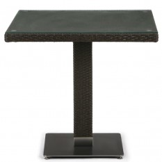 Плетеный стол T606SWT-W53-80x80 Brown