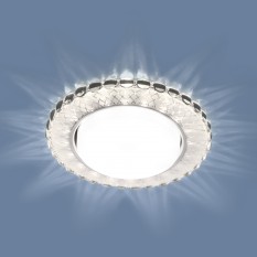 Потолочный акцентный светильник 3034 GX53 SL/WH зеркальный/белый