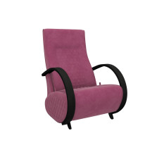 Кресло-маятник Balance 3 без накладок, Венге/шпон, ткань Verona Cyklam