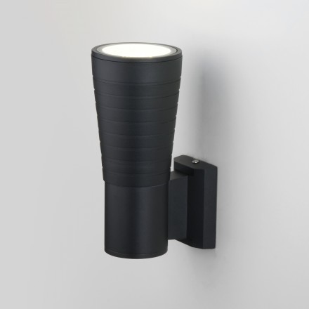 Tube uno черный уличный настенный светодиодный светильник 1503 TECHNO LED