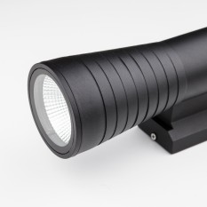 Tube double черный уличный настенный светодиодный светильник 1502 TECHNO LED