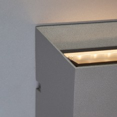 Ofion double алмазный серый уличный настенный светодиодный светильник 1615 TECHNO LED