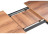 Стол деревянный Лота Лофт 140 25 мм дуб делано темный / черный матовый