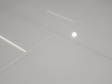 Стол KENNER 1300C белый/стекло белое глянец