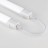 Connect белый пылевлагозащищенный светодиодный светильник 60 см 18 Вт LTB35 LED