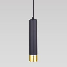 DLN107 GU10 / подвесной светильник / черный/золото