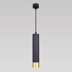 DLN107 GU10 / подвесной светильник / черный/золото