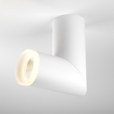 Накладной потолочный светодиодный светильник DLR036 12W 4200K белый матовый