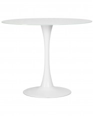 Стол обеденный MIA (белая столешница, белое основание (W-02))