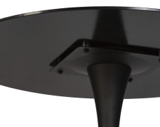Стол обеденный MIA (черная столешница, черное основание (B-03))