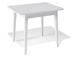 Стол обеденный Kenner 900М белый/стекло белое глянец KENNER