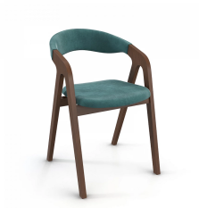Кресло MONTI с мягким сиденьем и удобной гнутой спинкой