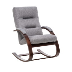 Кресло-качалка Leset Милано, Орех текстура, ткань Malmo 90