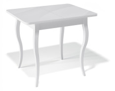 Стол обеденный Kenner 900С белый/стекло белое глянец KENNER