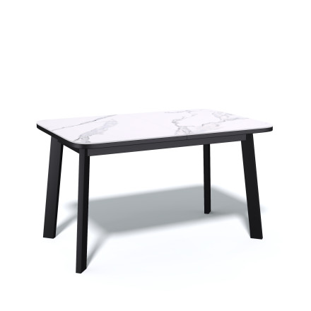Стол KENNER AA1200 черный/керамика белая