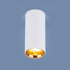 Накладной потолочный  светодиодный светильник DLR030 12W 4200K белый матовый/золото