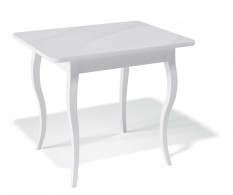 Стол обеденный Kenner 900С белый/стекло белое сатин KENNER