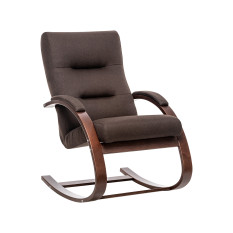 Кресло-качалка Leset Милано, Орех текстура, ткань Malmo 28