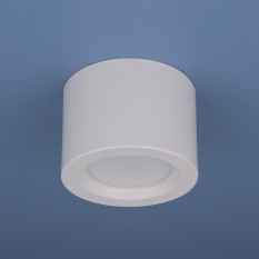 Накладной потолочный  светодиодный светильник DLR026 6W 4200K белый матовый
