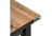 Стол деревянный Энлей 80 черный / дуб вотан
