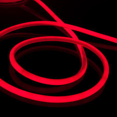 Набор гибкого неона круглого красного 10 м 9,6 Вт/м 120 LED 2835 IP67 16 мм LS002 220V