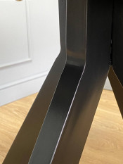 Стол KENNER AR1000 черный/керамика темно-серая 