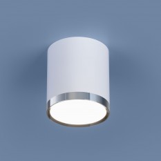 Накладной потолочный  светодиодный светильник DLR024 6W 4200K белый матовый