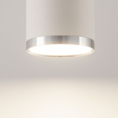 Накладной потолочный  светодиодный светильник DLR024 6W 4200K белый матовый