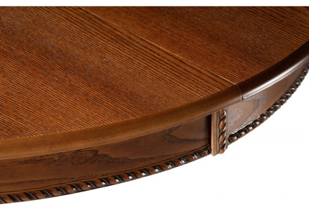 Стол деревянный Павия 100 орех / коричневая патина