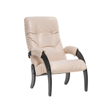 Кресло для отдыха Модель 61, Венге, к/з Polaris Beige