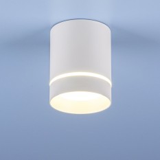 Накладной потолочный светодиодный светильник DLR021 9W 4200K белый матовый