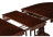 Стол деревянный Кантри орех / коричневая патина