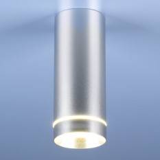 Накладной потолочный светодиодный светильник DLR022 12W 4200K хром матовый