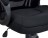 Офисное кресло для руководителей DOBRIN STEVEN BLACK (чёрный пластик, чёрная ткань)