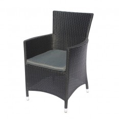 Плетеное кресло Y189D Black